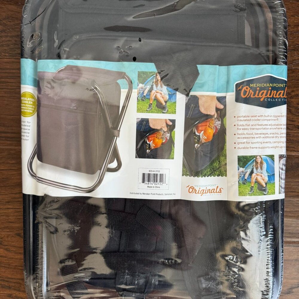 Backpack Cooler Chair - Portable Folding Seat